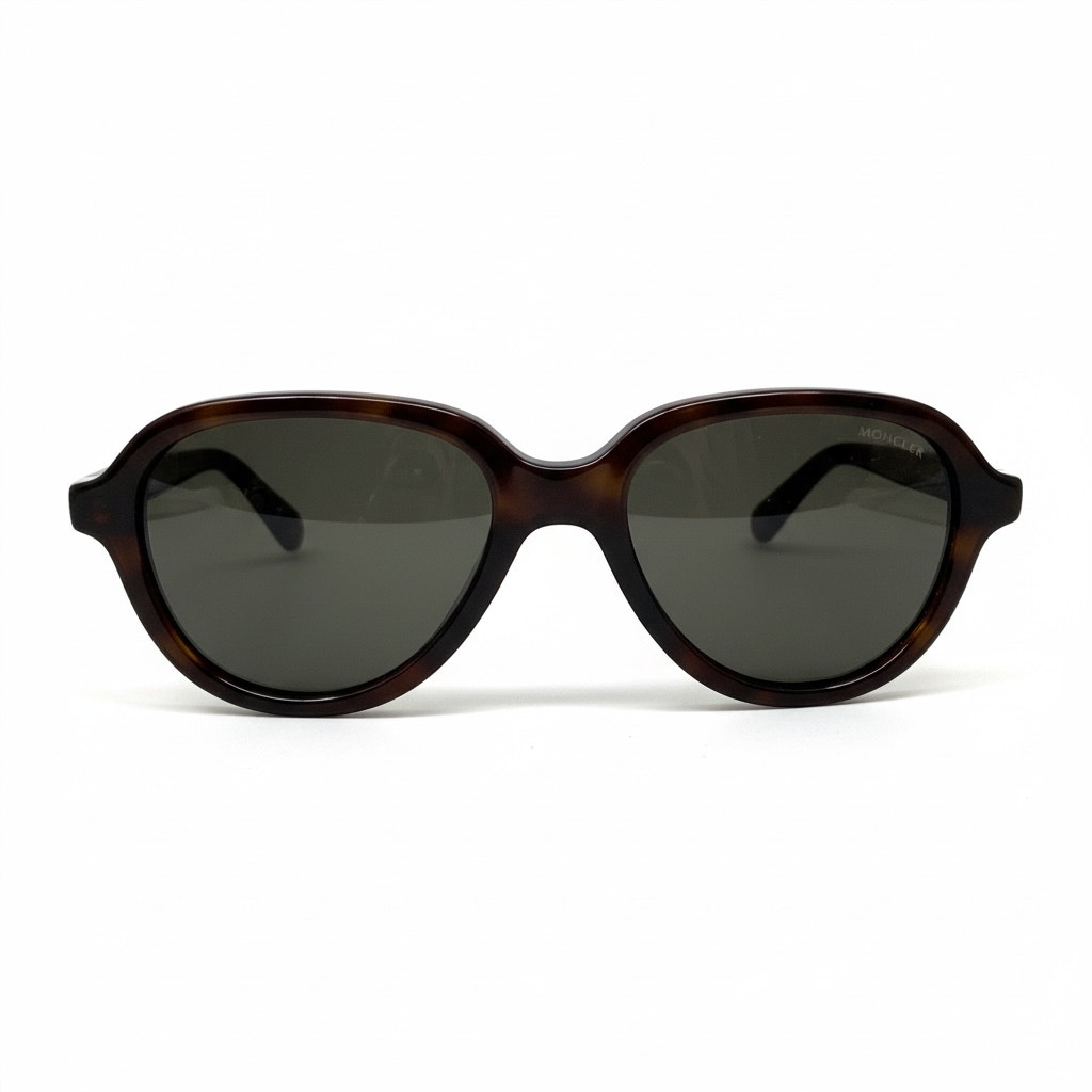 Moncler Dark Havana Brown Tortoise Frame Unisex Sunglasses Ml0043 52mm $395